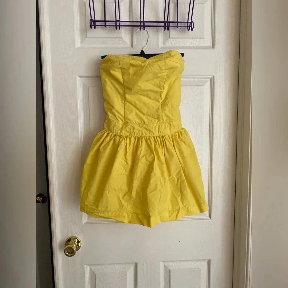 Hollister strapless babydoll dress small - Picture 3 of 5